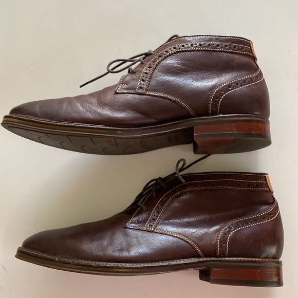 Johnston and Murphy Men\'s Brown Leather Chukka Boots Size 10.5 main image 6